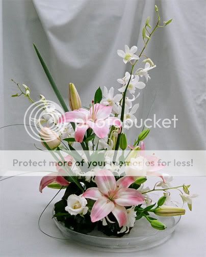 IkebanaPinkLily-centro-imagenflores.jpg picture by Normita71